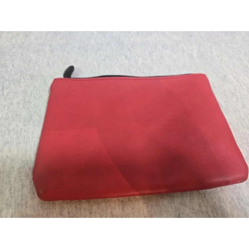 IPSY‎ Vegan Leather Makeup Case Toiletries Travel Bag Clutch Wallet Zipper Pouch